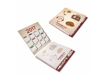 BIC 150x150mm Booklet with Pen Loop