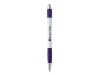 Caneta Striped Grip branca (Impresso 1 Cor)