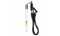 Esferogrfica BIC 4 Colours Mini + Lanyard