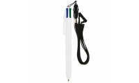 Esferogrfica BIC 4 Colours britePix + lanyard