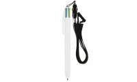 Esferogrfica BIC 4 Colours Fashion britePix + lanyard
