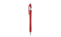 Caneta Curved com detalhes cromados (Impresso 1 Cor)