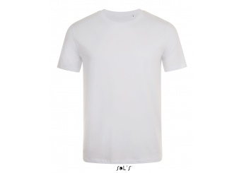 T-SHIRT JUSTA PARA HOMEM BRANCA GOLA REDONDA MARVIN