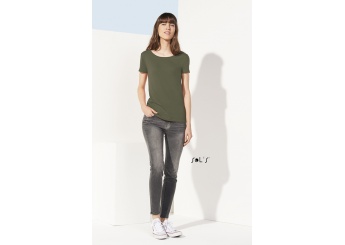T-SHIRT GOLA REDONDA CORES SENHORA MIA