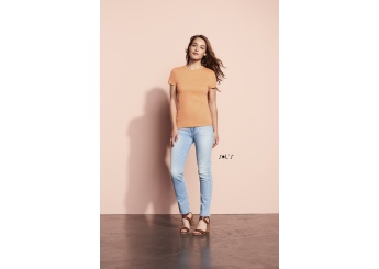 T-SHIRT SENHORA GOLA REDONDA CORES REGENT