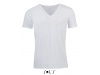 T-SHIRT DECOTE EM V BRANCA PARA HOMEM MAD MEN