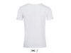T-SHIRT DECOTE EM V BRANCA PARA HOMEM MAD MEN