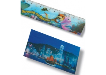 Marcador de livro lenticular com imagem 3D