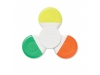 Spinner com 3 marcadores de cores