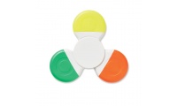 Spinner com 3 marcadores de cores