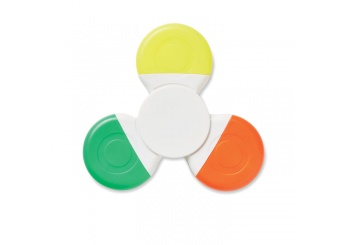 Spinner com 3 marcadores de cores