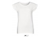 T-SHIRT DE GOLA REDONDA BRANCA PARA SENHORA MELBA