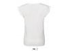 T-SHIRT DE GOLA REDONDA BRANCA PARA SENHORA MELBA