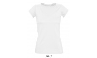 T-SHIRT GOLA EM V BRANCA SENHORA MILD