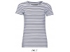 T-SHIRT S RISCAS DE GOLA REDONDA PARA SENHORA MILES WOMEN