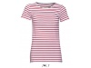T-SHIRT S RISCAS DE GOLA REDONDA PARA SENHORA MILES WOMEN