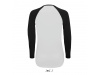 T-SHIRT BICOLOR COM MANGAS COMPRIDAS RAGL PARA SENHORA MILKY LSL