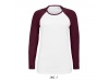 T-SHIRT BICOLOR COM MANGAS COMPRIDAS RAGL PARA SENHORA MILKY LSL