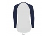 T-SHIRT BICOLOR COM MANGAS COMPRIDAS RAGL PARA SENHORA MILKY LSL