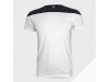 T-shirt unisexo bicolor manga curta