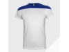 T-shirt unisexo bicolor manga curta