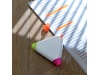 Marcador triangular com 3 cores