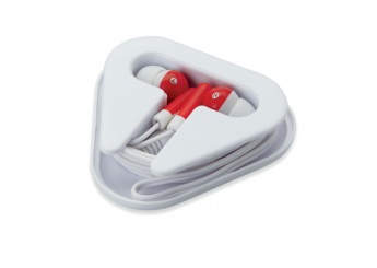 Auriculares com base triangular