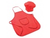 Conjunto de avental e gorro de cozinha para crianas