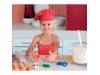 Conjunto de avental e gorro de cozinha para crianas