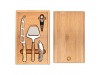 Conjunto em Bambu para vinho e queijo WINE&CHEESE