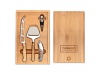 Conjunto em Bambu para vinho e queijo WINE&CHEESE