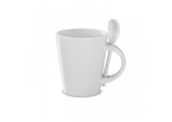 Caneca sublimao com colher 340ml