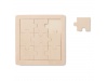 Puzzle 9 peas de madeira