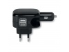 Carregador de carro USB retrtil COMBIPLUG