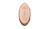 Tabua oval com casca ELLWOOD RUNDA