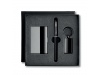 Set de presente de negcio: caneta + porta-chaves + porta-cartes