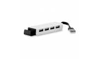 HUB USB 4 Portas + Suporte Telemvel