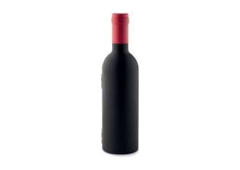 Set de vinho com garrafa