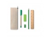 Conjunto de papelaria 6 peas
