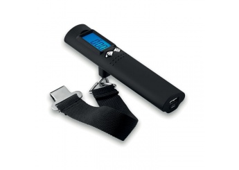 3 em 1: PowerBank 2200mAh + medidor de peso + lanterna