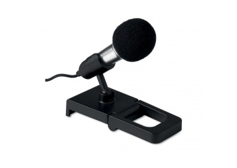 Mini microfone com suporte SHIBA