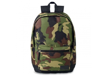 Mochila com bolso frontal com zper