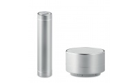 Bateria PowerBank 2200mAh + altifalante Bluetooth