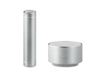 Bateria PowerBank 2200mAh + altifalante Bluetooth