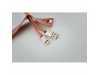 Porta-Chaves com cabo de carregamento micro-B USB 2A