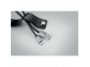 Porta-Chaves com cabo de carregamento micro-B USB 2A