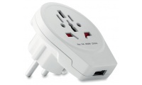 Adaptador Europeu USB Schuko