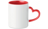 Caneca cermica 300ml SUBLIM RED