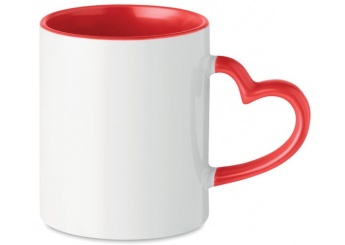 Caneca cermica 300ml SUBLIM RED