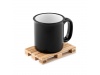 Base para copos em forma de mini pallet PALY